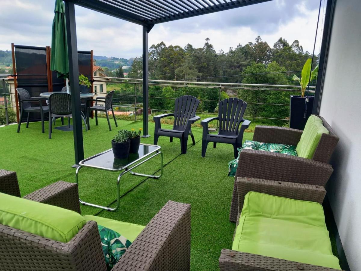 דירות סנטיאגו דה קומפוסטלה Casa Rocha Velha Con Terraza Y Piscina Particular מראה חיצוני תמונה