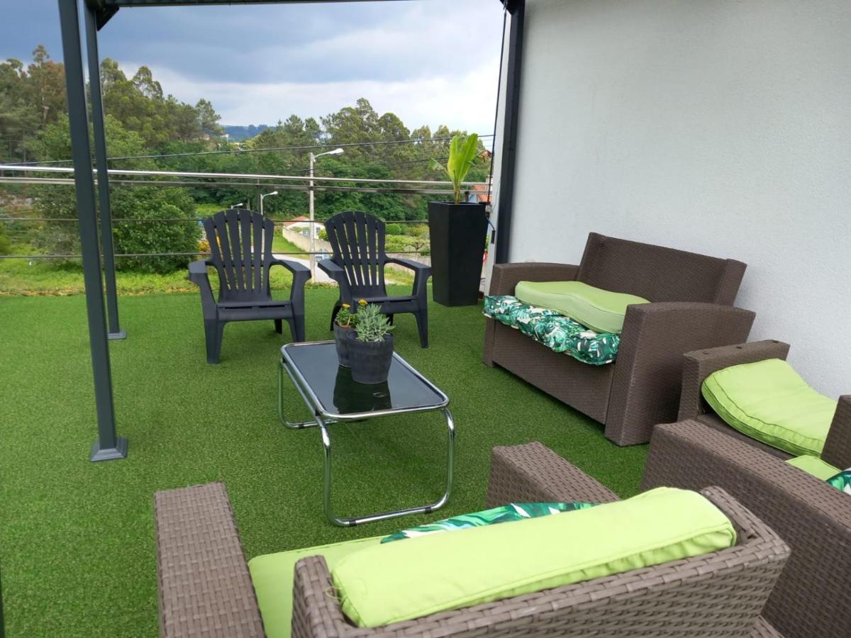 דירות סנטיאגו דה קומפוסטלה Casa Rocha Velha Con Terraza Y Piscina Particular מראה חיצוני תמונה